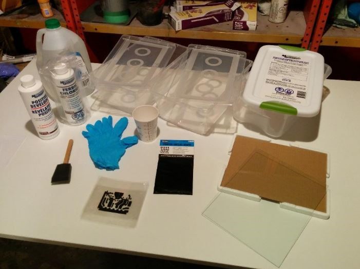 the pcb etching materials