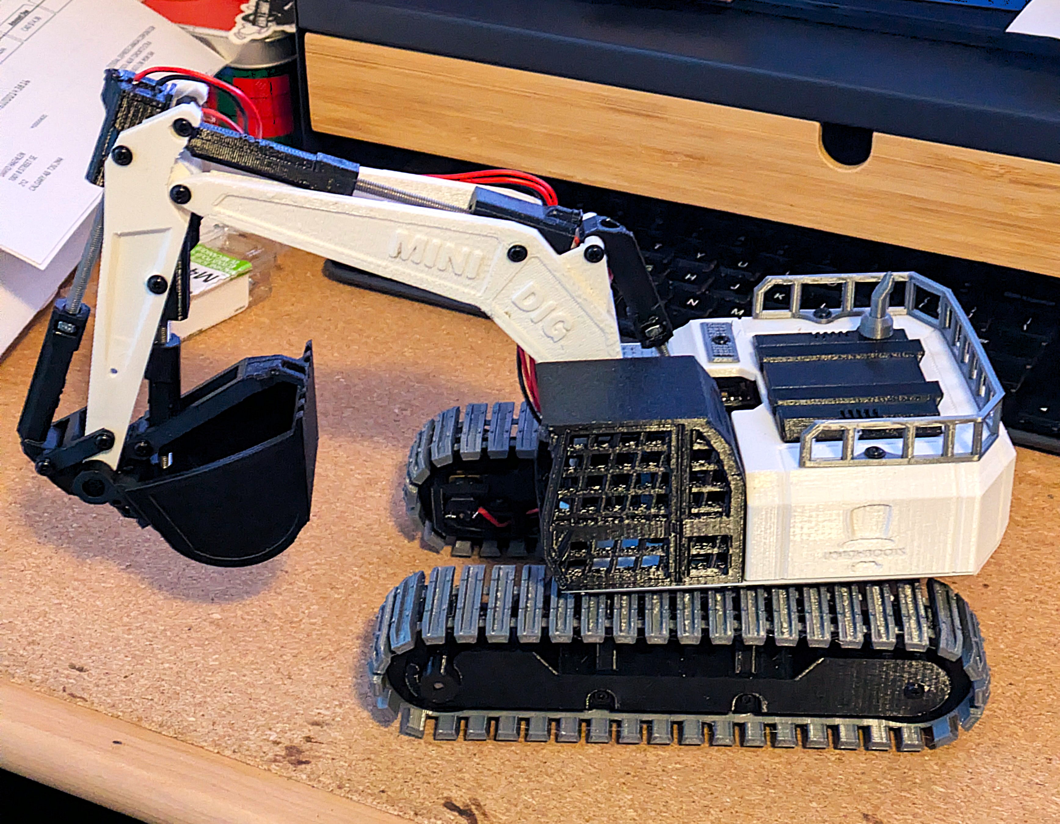 my completed minidig